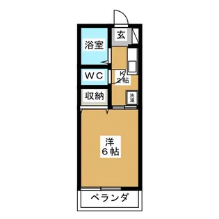 YHハイツ【1階】の間取り