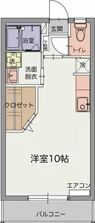サビエル【1階】の間取り