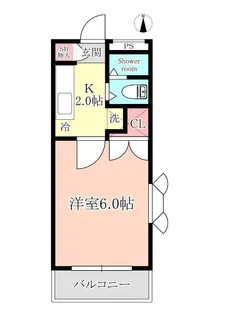 ホワイティ1【2階】の間取り