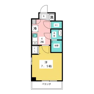 REGALO桜本町【7階】の間取り