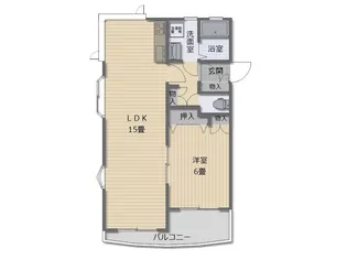 サブトピア桜田の丘1号館【2階】の間取り