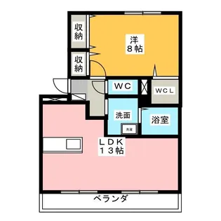 R ルミエール【1階】の間取り