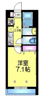 コーポJIN【2階】の間取り