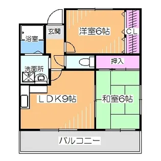 スイートピーヒルTK【7階】の間取り