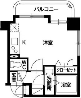 ベールメトロ姪浜【12階】の間取り
