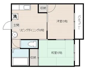 滋賀県大津市山上町【アパート】の間取り