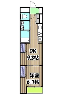 グランディオーズ桂【4階】の間取り