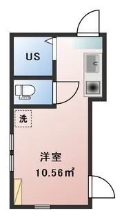 ルームズ笹塚 A棟【1階】の間取り