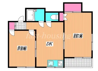 ウエストアパートメント【2階】の間取り