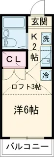 コーポエクセル【1階】の間取り