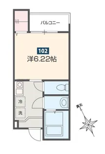 埼玉県さいたま市西区大字指扇【アパート】の間取り