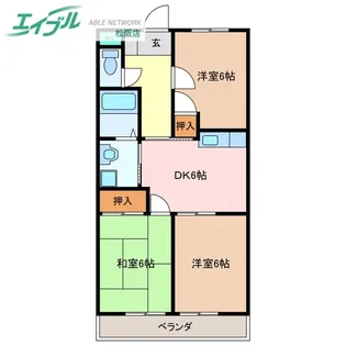リヴェール【2階】の間取り