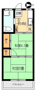 静風荘【1階】の間取り