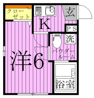 グランシャレー梅島3【1階】の間取り