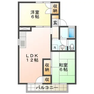 セジュールフジタ【2階】の間取り