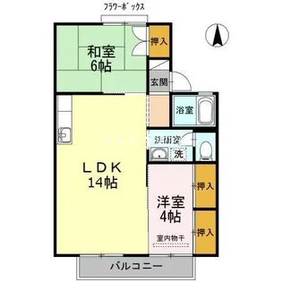 セジュール桜町【1階】の間取り