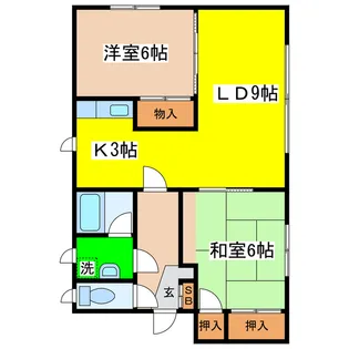 佐藤ハイツ(光和3)【2階】の間取り