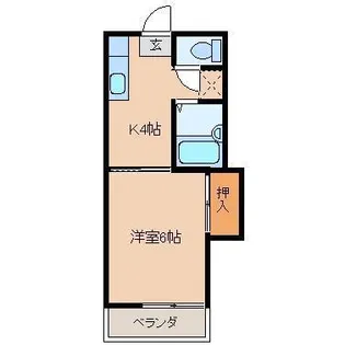 えぐちコーポラス【1階】の間取り