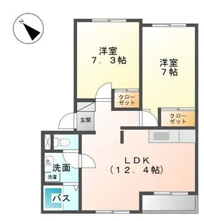 神奈川県秦野市堀山下【アパート】の間取り