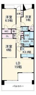 リーベスト西千葉【11階】の間取り