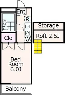東京都板橋区成増4【アパート】の間取り