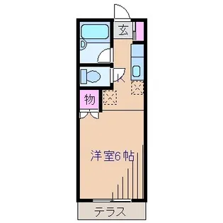 サウスタウン妙蓮寺【1階】の間取り