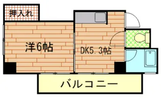 北神ビル【3階】の間取り