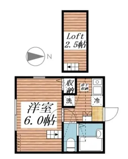 カントリー西横浜【2階】の間取り