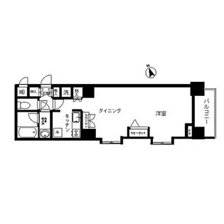 トーシンフェニックス芝アストラーレ【8階】の間取り