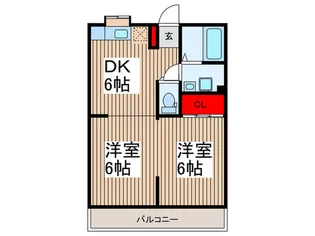 キャッスルセキグチ【3階】の間取り