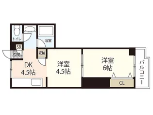 舟入安本ビル【5階】の間取り