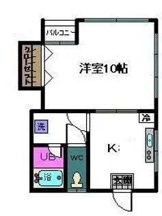 小林ビル【3階】の間取り
