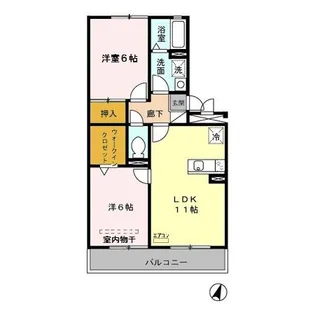 埼玉県さいたま市南区大字円正寺【アパート】の間取り