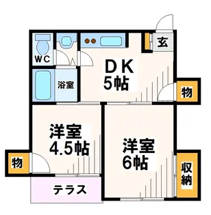 東京都府中市西府町2【マンション】の間取り