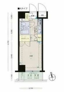 メインステージ大森海岸【5階】の間取り