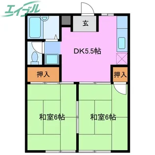 シティハイツ後藤【2階】の間取り