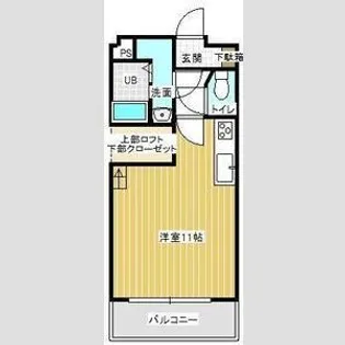 1Rの間取り画像