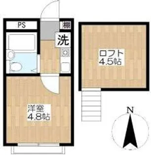 東京都世田谷区南烏山1【アパート】の間取り