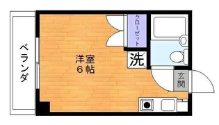 イレブン大久保日大前【2階】の間取り