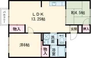 奈良県奈良市水門町【アパート】の間取り