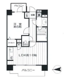 ライオンズマンション白金台【6階】の間取り
