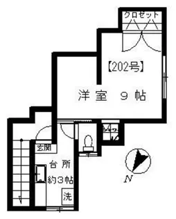 石橋荘【2階】の間取り