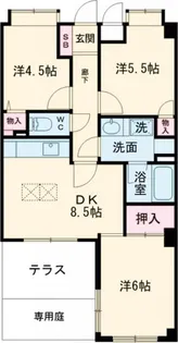 レクセル小竹向原【3階】の間取り