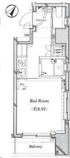 フォルトゥナ月島【6階】の間取り