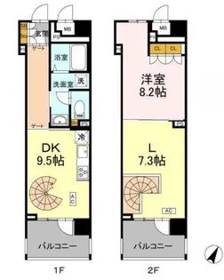 リーラ横浜川和町の間取り