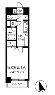 東京都江戸川区中葛西4【マンション】の間取り