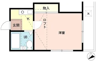 ライブコア南浦和A【1階】の間取り