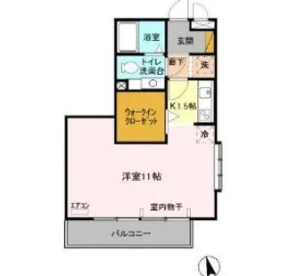 グランドセントレア888 B【3階】の間取り