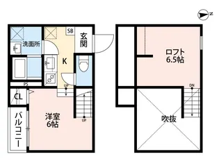 熊本県熊本市中央区坪井5【アパート】の間取り
