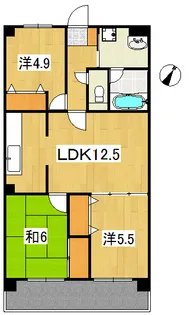 グリーンヒルズ【2階】の間取り